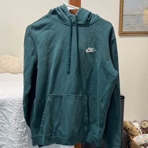 Nike Men's Forest Green Hoodie